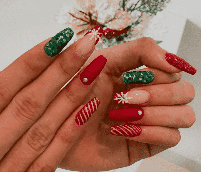  unha para o natal